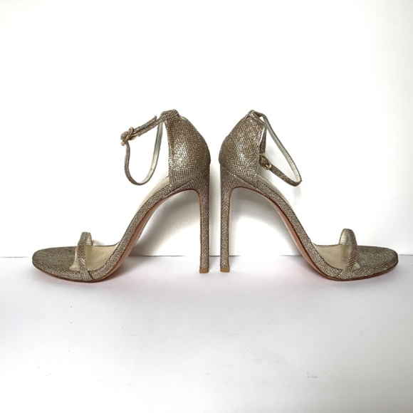 Stuart Weitzman NUDIST STRAP HEELS 9 - Picture 12 of 15